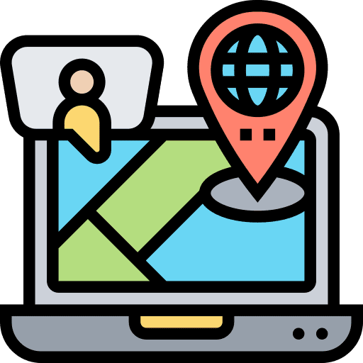Map placeholder world location icon