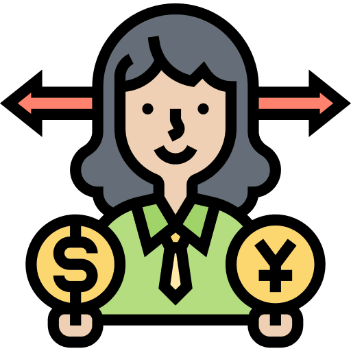 Money exchange changer economy business and finance icon