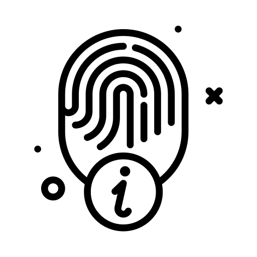 Info info security details icon Info info security details icon