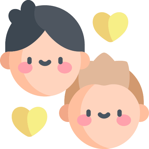 Gay boyfriends love people icon