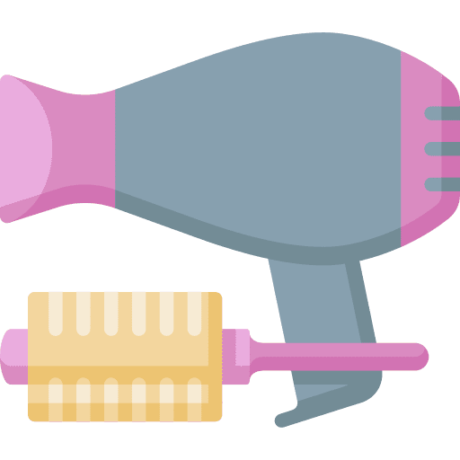 Hairstyling hair dryer hairstyling hairdressing icon Hairstyling hair dryer hairstyling hairdressing icon
