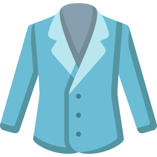 Jacket coat fashion clothing icon Jacket coat fashion clothing icon