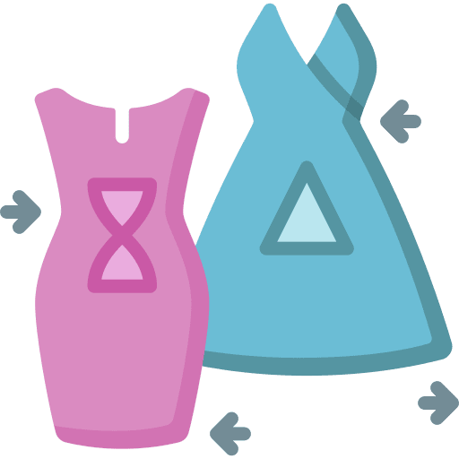 Dress fashion atelier art icon Dress fashion atelier art icon