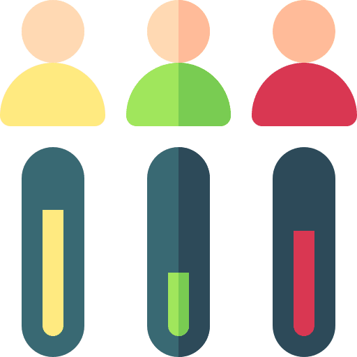 Capacity business and finance people users icon