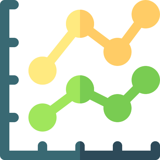 Graph increase bitcoin up graphs icon