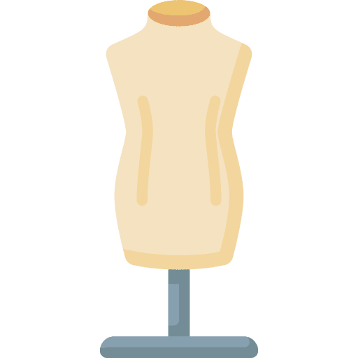 Mannequin dummy dressmaker designer icon Mannequin dummy dressmaker designer icon