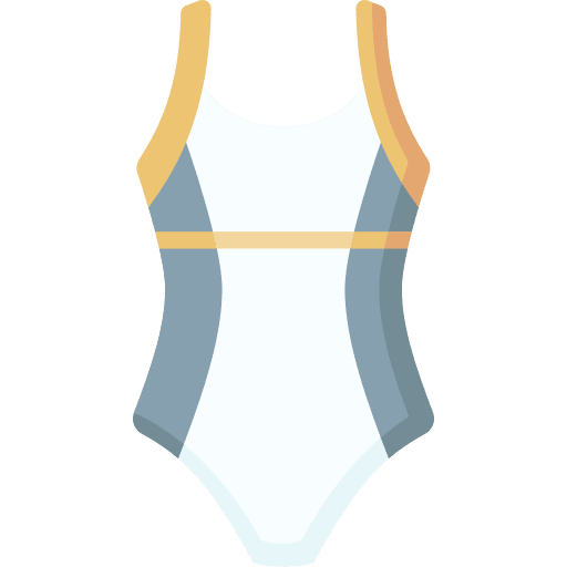 Swimsuit beach femenine clothing icon Swimsuit beach femenine clothing icon