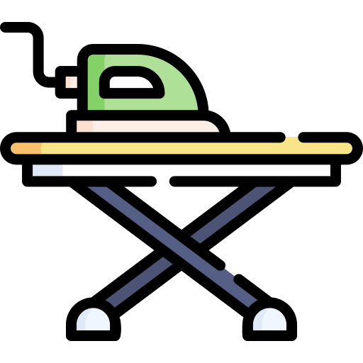 Ironing board iron board maid clothing icon Ironing board iron board maid clothing icon