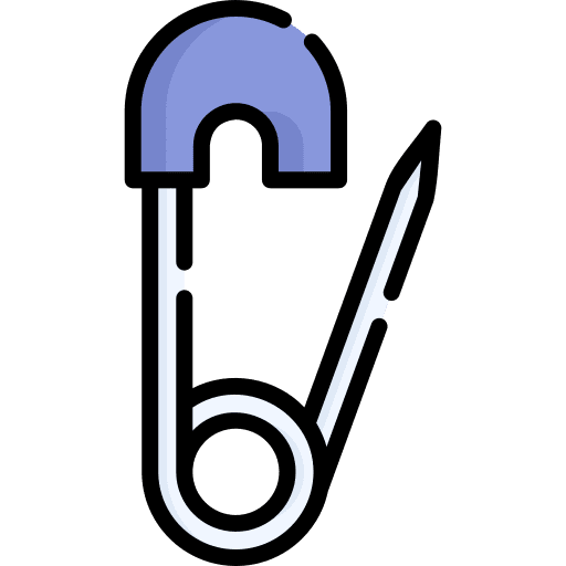 Safety pin sew miscellaneous safety pin icon Safety pin sew miscellaneous safety pin icon