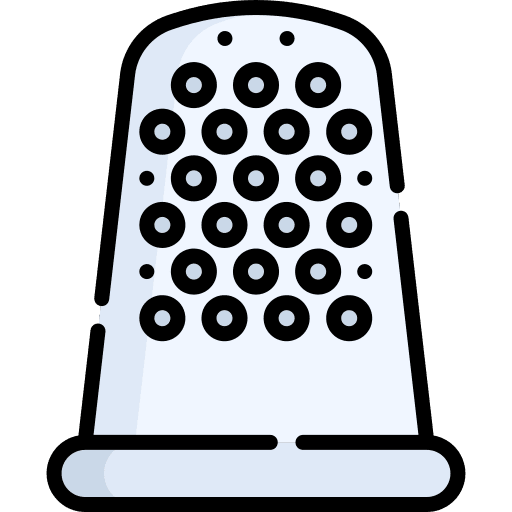 Thimble miscellaneous fashion sewing icon Thimble miscellaneous fashion sewing icon