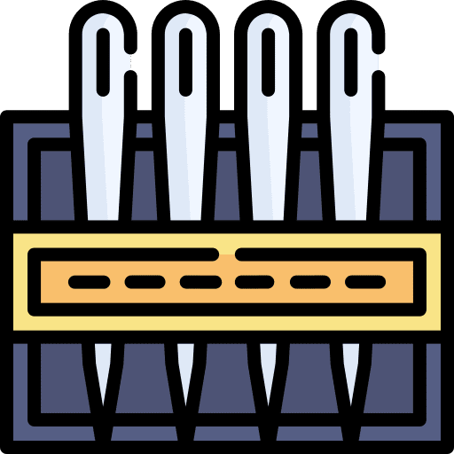 Needles sew tailor sewing icon Needles sew tailor sewing icon