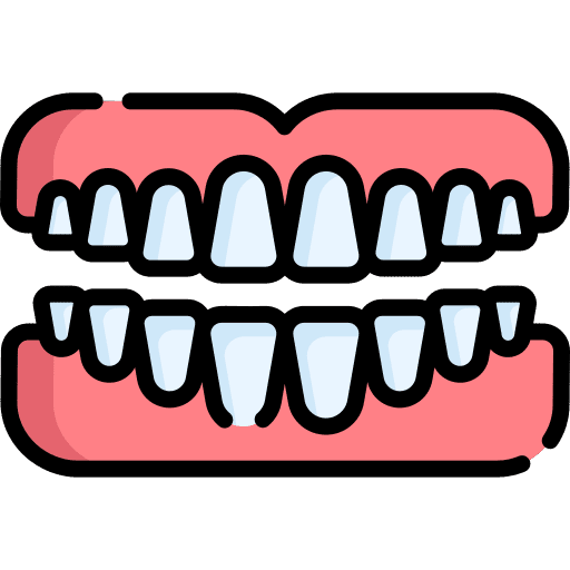 Denture denture healthcare and medical tooth icon