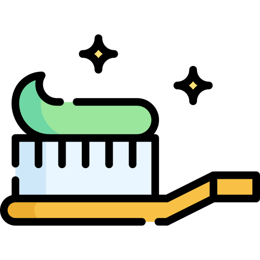 Toothbrush brush dental care personal care icon