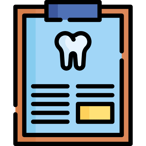 Medical report tooth dentist dental report icon Medical report tooth dentist dental report icon