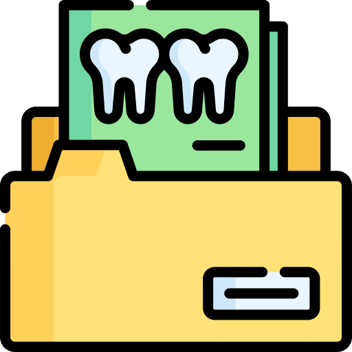 Dental record healthcare and medical dentist dental icon Dental record healthcare and medical dentist dental icon