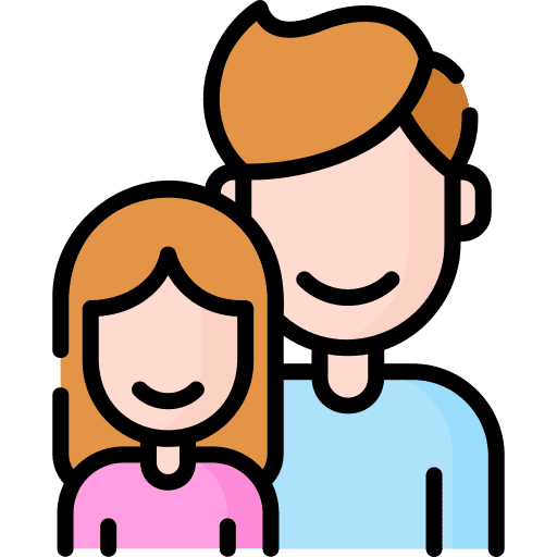Fathers day people dad love icon