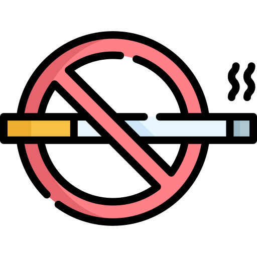 No smoking no smoke prohibition healthcare and medical icon No smoking no smoke prohibition healthcare and medical icon