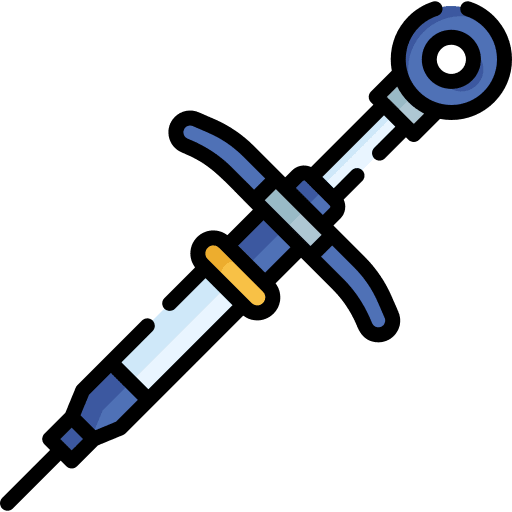 Syringe dental anesthetic inject icon Syringe dental anesthetic inject icon