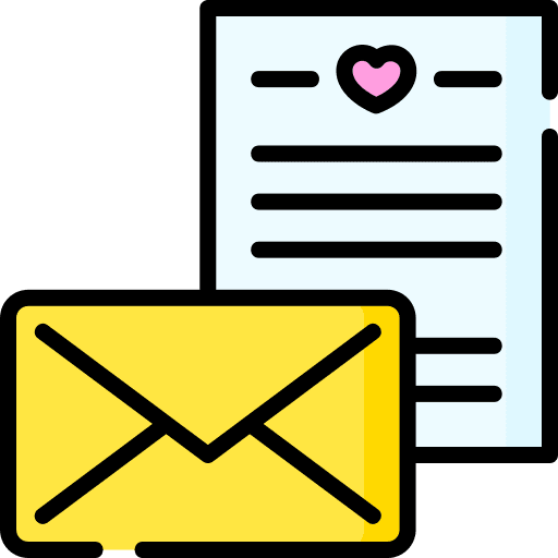 Letter email letter heart icon Letter email letter heart icon