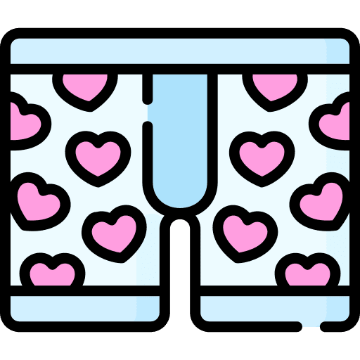 Underpants fashion boxers hearts icon Underpants fashion boxers hearts icon