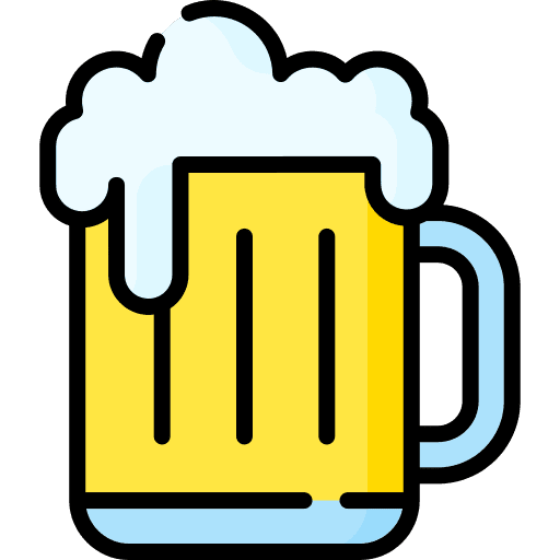 Beer alcoholic drinks food and restaurant food icon Beer alcoholic drinks food and restaurant food icon