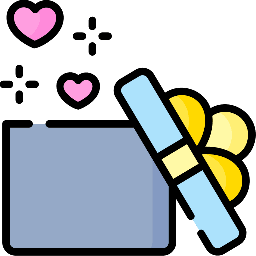 Present gift celebration box icon Present gift celebration box icon