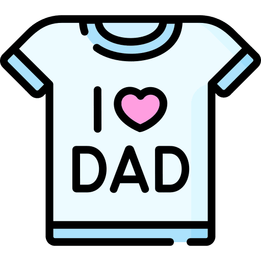 Tshirt heart dad tshirt icon Tshirt heart dad tshirt icon