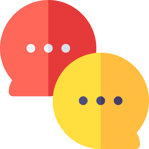 Discussion communications dialogue talk icon