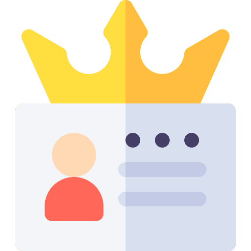 Id card member business and finance id card icon
