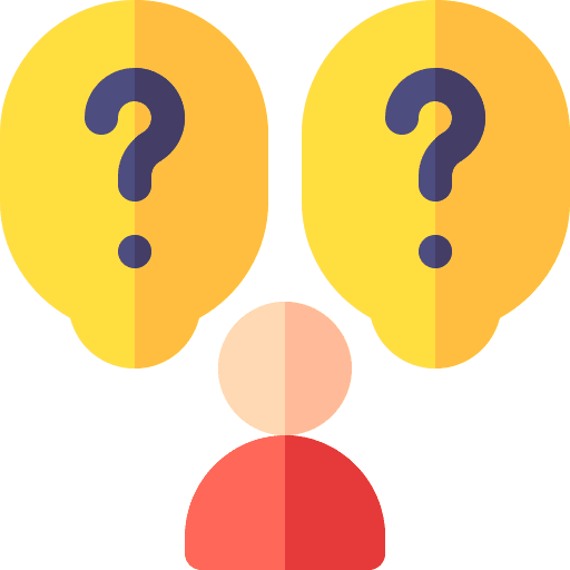 Incomprehension communications think doubt icon