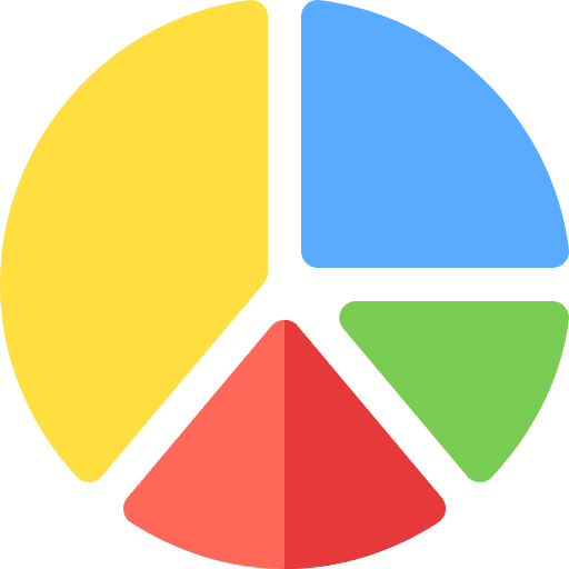 Pie chart graphical pie chart business icon