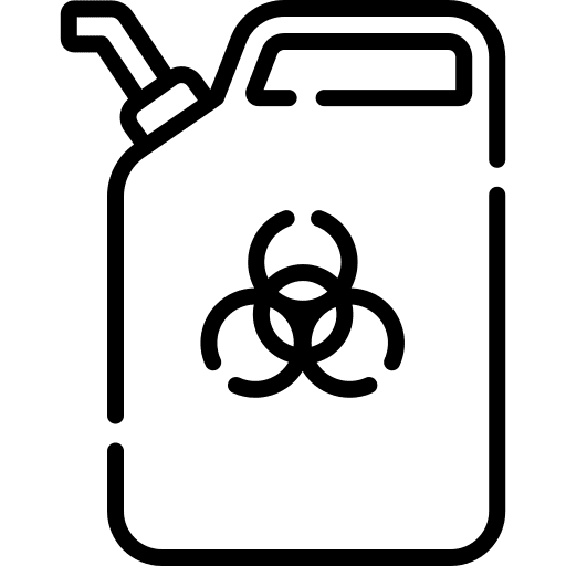 Toxic biohazard signaling danger icon Toxic biohazard signaling danger icon
