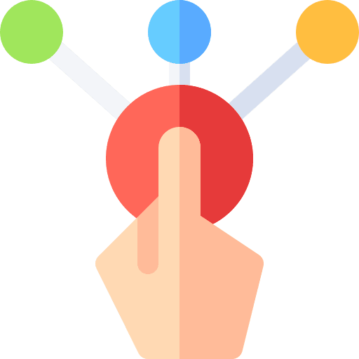 Choice hand select chosen icon Choice hand select chosen icon