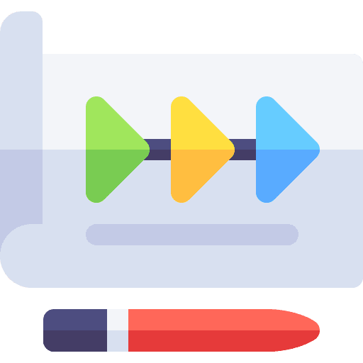 Planning scrum file business and finance icon Planning scrum file business and finance icon