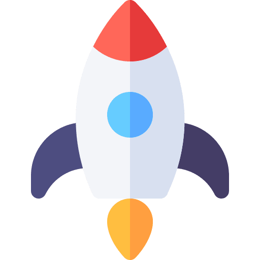 Startup startup rocket launch kick off icon Startup startup rocket launch kick off icon