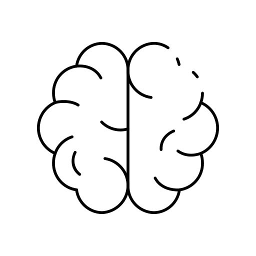 Brain human brain healthcare and medical brain icon
