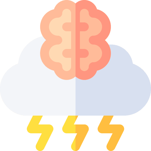 Brainstorm brain brainstorm stormy icon Brainstorm brain brainstorm stormy icon