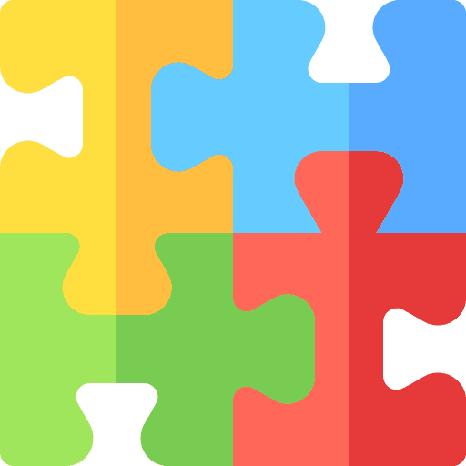 Puzzle piece solve solution icon Puzzle piece solve solution icon