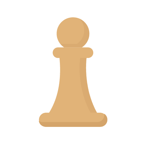 Chess piece hobbies and free time game board icon