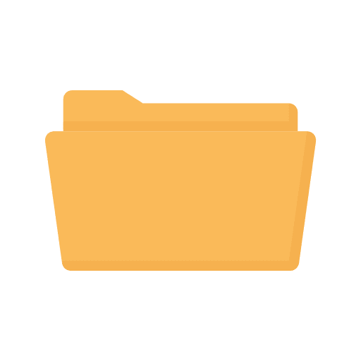 Folder file storage office material files and folders icon