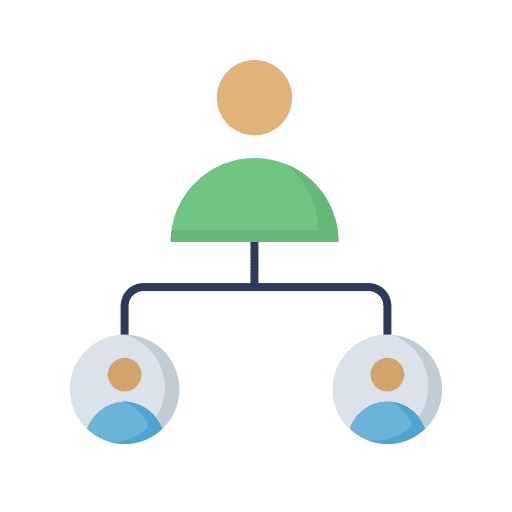 Leader teamwork leader avatar icon