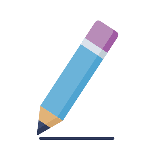 Pencil draw writing edit tools icon