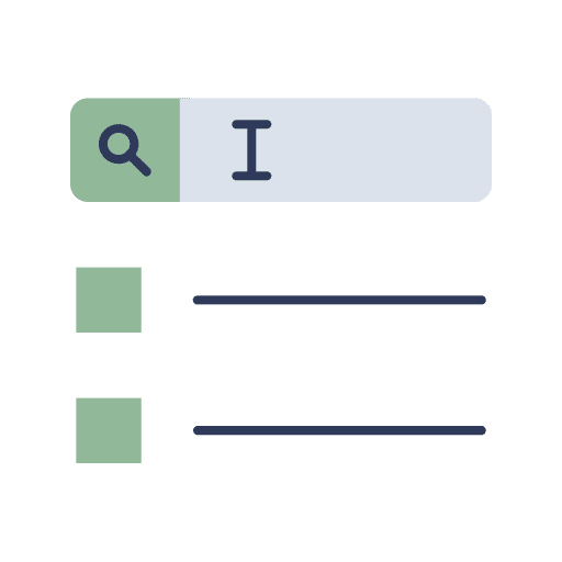 Search bar marketing navigation bar search engine icon