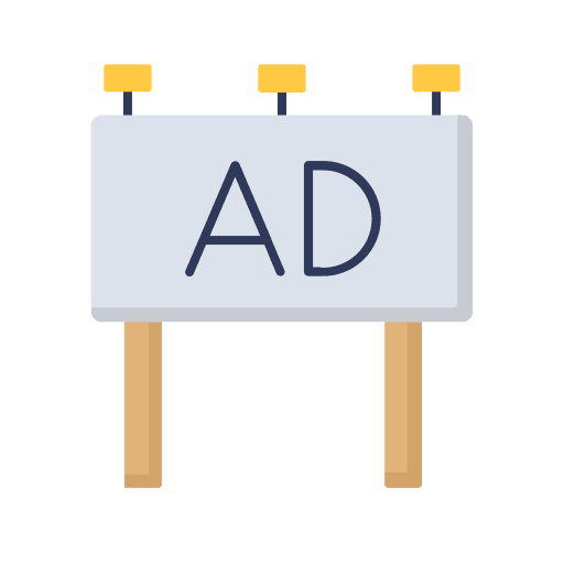 Billboard marketing board billboard icon Billboard marketing board billboard icon