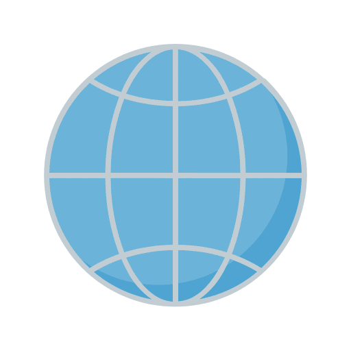 Globe networking internet earth grid icon Globe networking internet earth grid icon