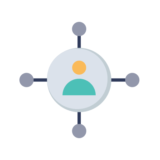 Networking organization networking link icon Networking organization networking link icon