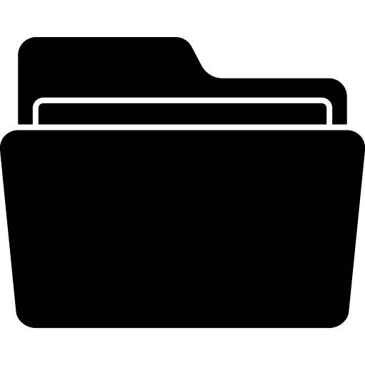 Folder folder data storage document icon