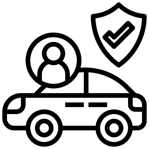 Authentication car authentication data icon Authentication car authentication data icon