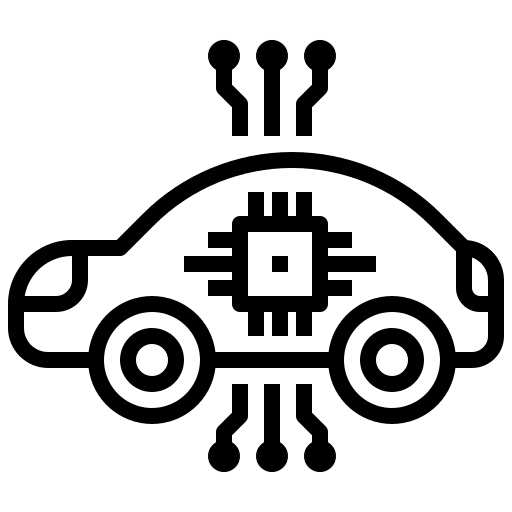 Cpu cpu transport vehicle icon