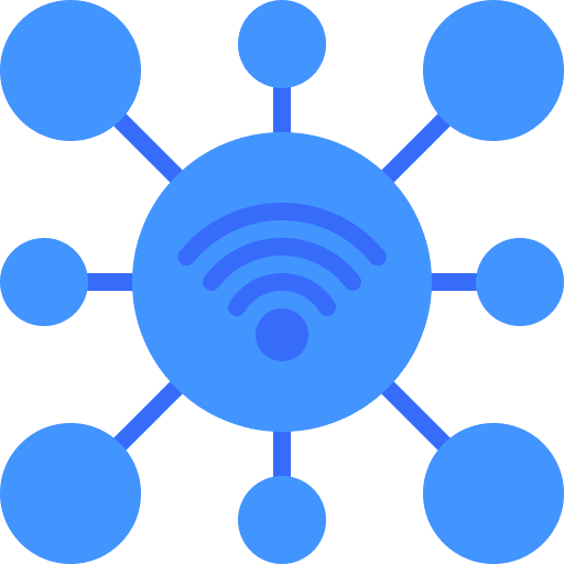 Internet of things internet of things connection multimedia icon